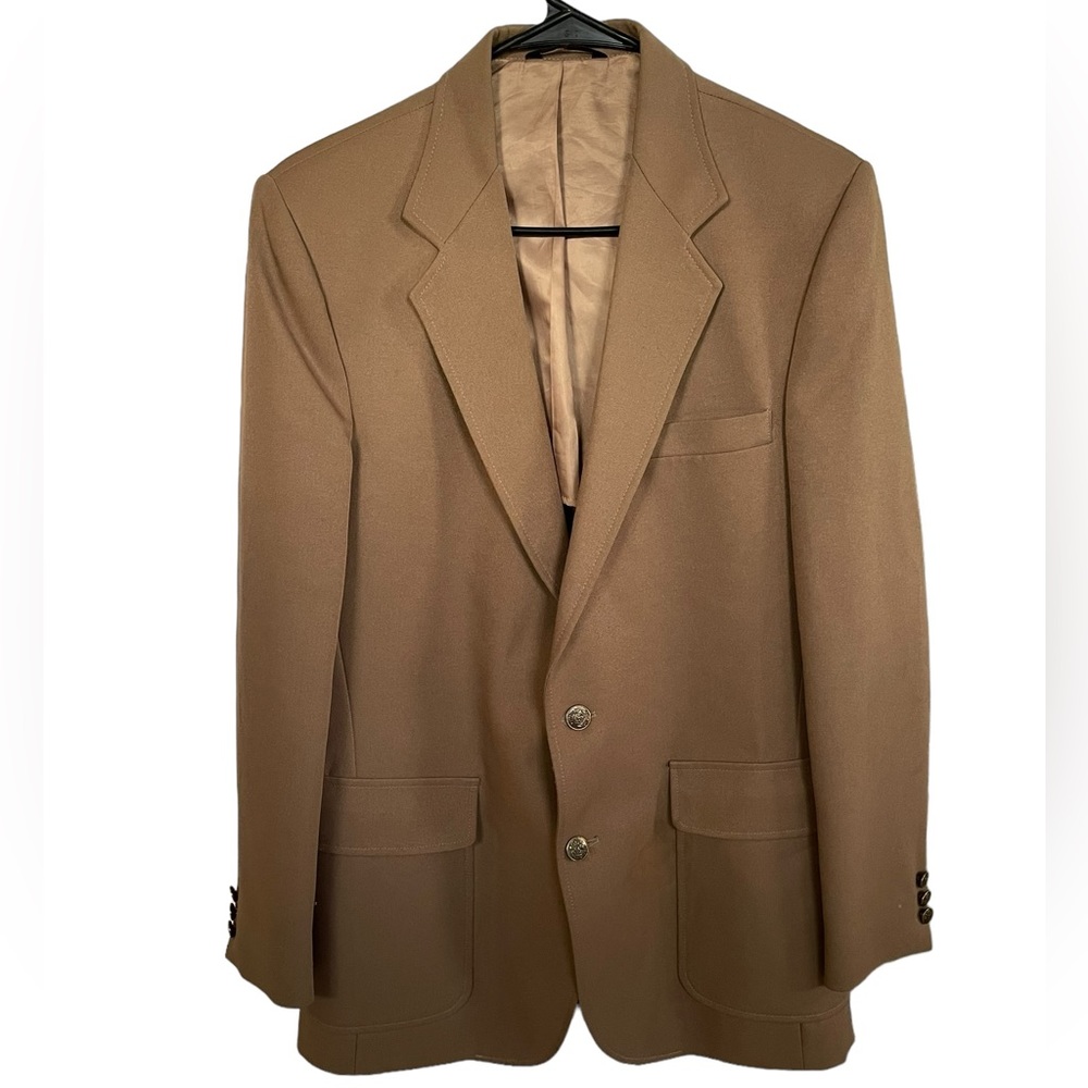Vintage Reed St.James Tan Blazer Size 40